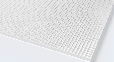 PLEXIGLAS®, Klar, Textures Pyramide/Blank, 1650 x 3050mm x 3,0mm